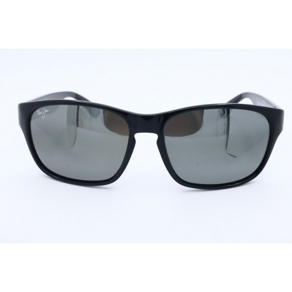 Maui Jim Mixed Plate Mj 721-02 Square Black Sungl… - image 2